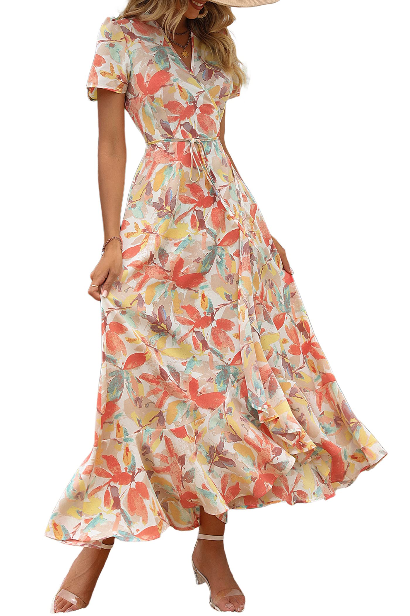 boho strappy maxi dress Elysian Strappy Maxi Dress In Multicolor