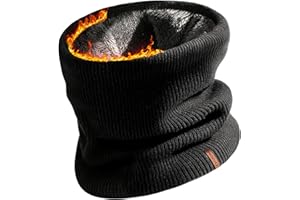 FURTALK Winter Neck Warmer Men Ski Neck Gaiter Scarf For Men Women Thick Warm Fleece Windproof Scarves