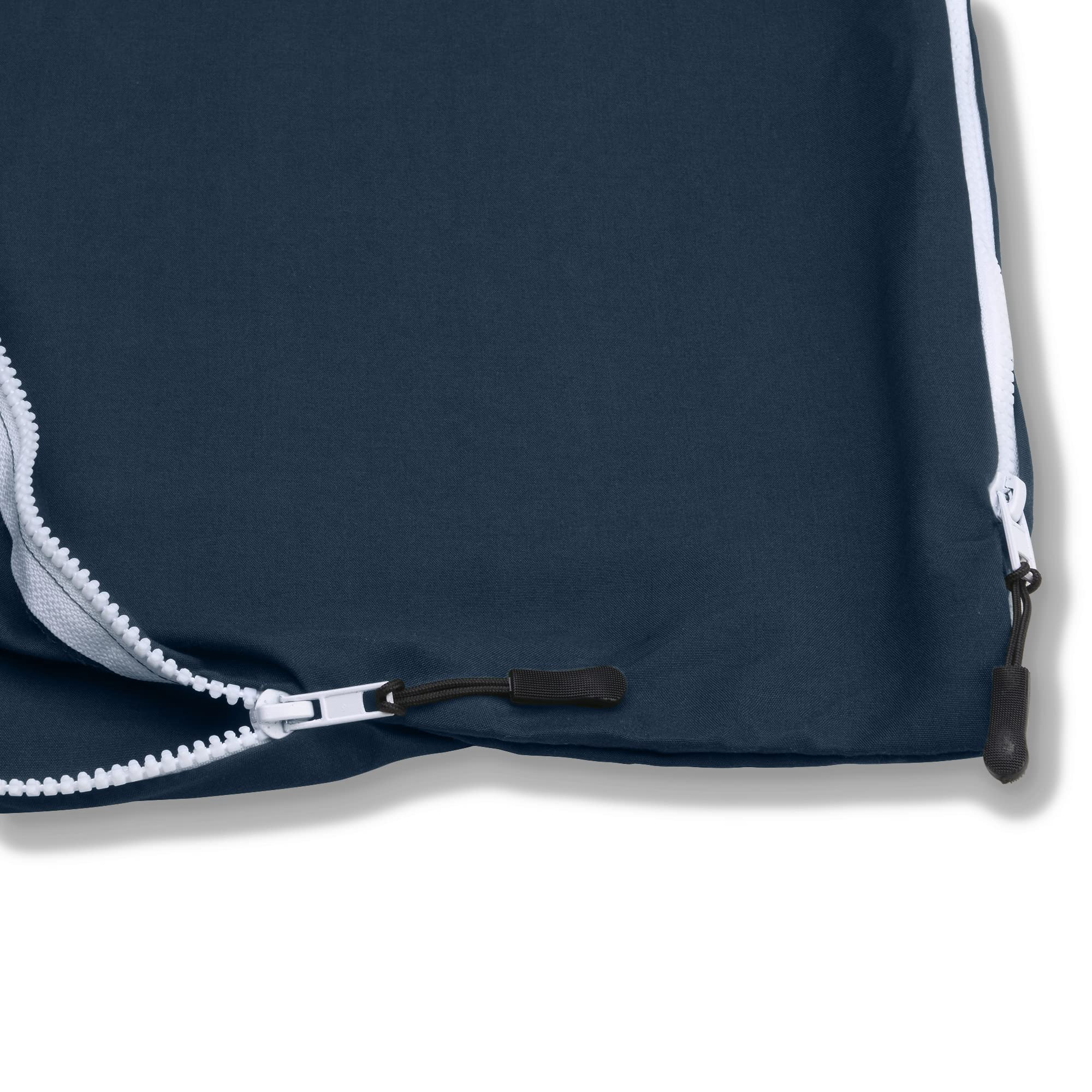 Traveler's Pal Hüttenschlafsack aus 100% Duraweave - Reiseschlafsack - Leichter und dünner Inlett Sommerschlafsack (Indigoblau) 3
