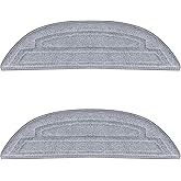 roborock 2 Pack Microfiber Mop Cloths for S8 MaxV Ultra, S8 Max Ultra Series, S8 Max(V) Ultra with R&D, Robot Vacuum Cleaner, with Dual Sonic Vibrations Modules, Mop Pad Replacement Accessories