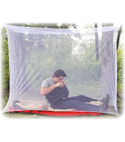 Coghlan's Rectangular Mosquito Netting Lightweight Mesh for Camping, Travel, and Outdoor Protection Use as Bed Cover, Shelter, or Screen Repair White, 48