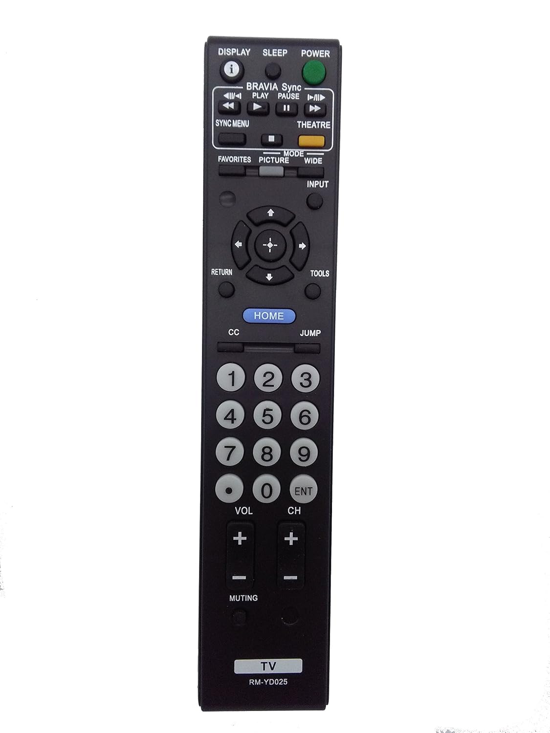 VINABTY New Replaced Remote RM-YD025 fits for Sony TV KDL19M4000  KDL19M4000/B KDL22L4000 KDL32L4000 KDL37L4000 KDL40S4100 KDL46S4100  KDL52S4100 KDL52V4100 ...
