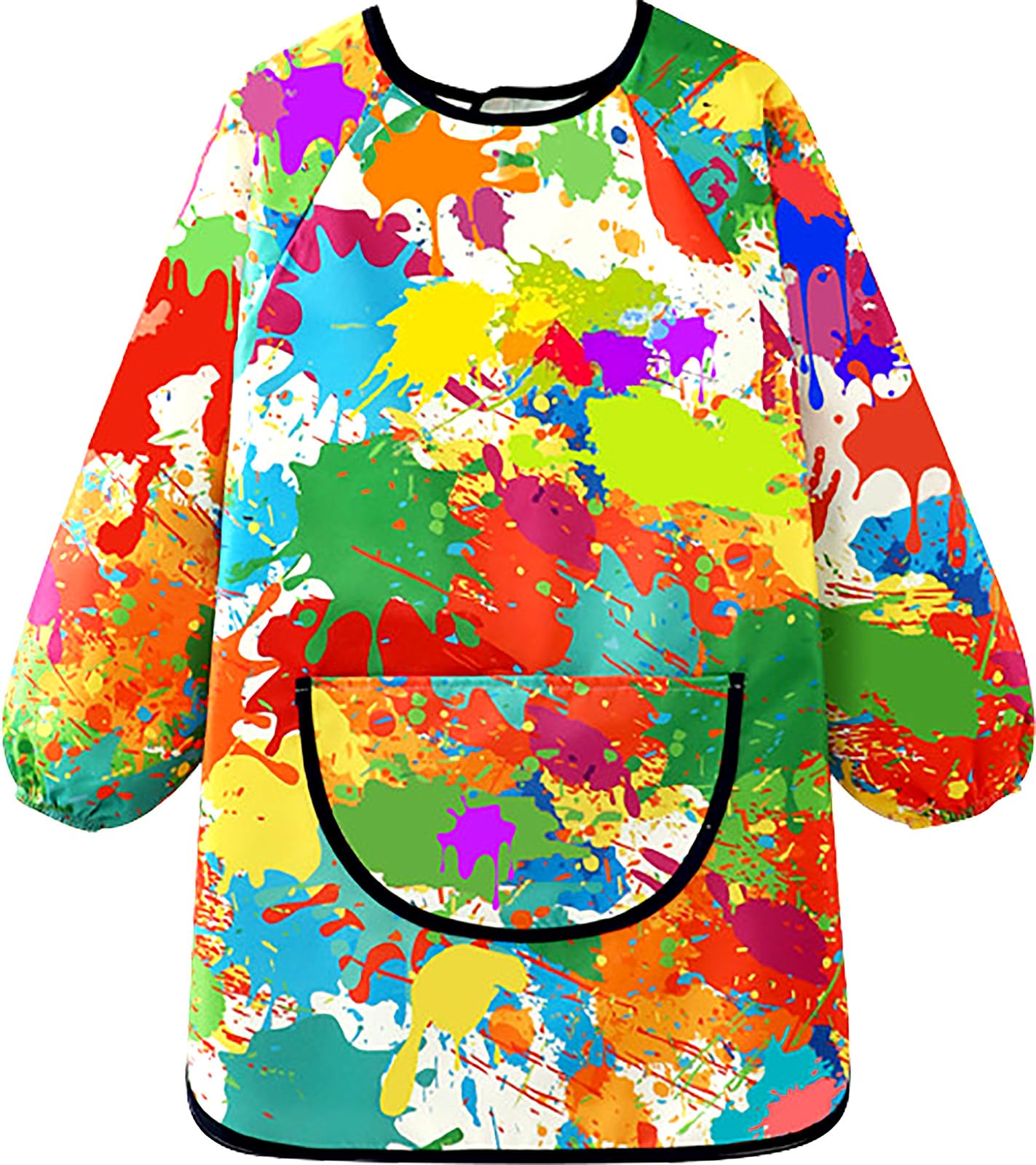 MESU Kids Art Smocks Long Sleeve Apron Waterproof Artist Painting Children Apron Graffiti XL