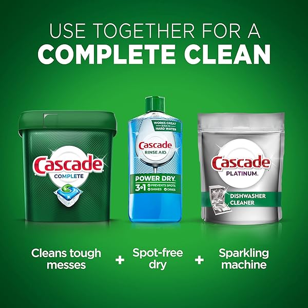CASCADE COMPLETE DISHWASHER PODS – FRESH SCENT ACTIONPACS, DISHWASHER DETERGENT, DISHWASHER SOAP, DETERGENT PODS, 78 COUNT