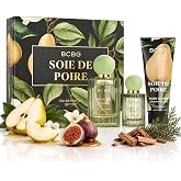 BCBG Soie de Poire Fragrance Collection Gift Set (3.4 oz EDP + 6.8 oz Body Lotion + 0.68 oz Travel Spray)