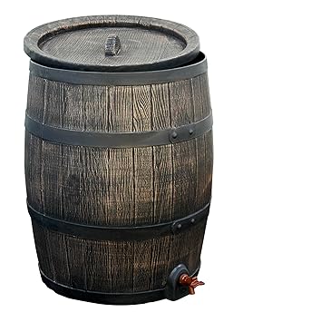 Beckmann Regentonne Country Grosse 1 Inhalt 50 L Regentonnen Gartenarbeit Bewasserung Schlauchsysteme Regentonnen