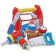 Melissa & Doug Toolbox Fill and Spill Toddler Toy With Vibrating Drill (9 pcs)