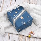 Topeedy 60cm x 15m Large Kraft Paper Roll With Star Blue Gift Wrapping view 5