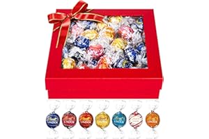KANDY KORNER Assorted Chocolate Truffles Gift Box, 50 Gourmet Individually Wrapped Truffles, Luxury Box Of Chocolates For Birthdays, Anniversaries, Holidays, Christmas And Stocking Stuffers