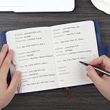WEMATE Password Book with Lock and Alphabetical Tabs 600+ Entries view 9