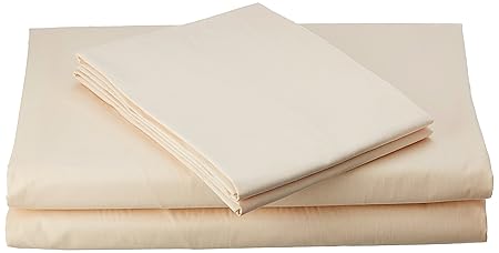 Bombay Dyeing Comfort Cotton Double Bedsheet with 2 Pillow Covers - cream