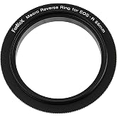 Fotodiox Macro Reverse Ring Compatible with 55mm Filter Thread to Canon RF-Mount Cameras - for Reverse Mounting Lenses