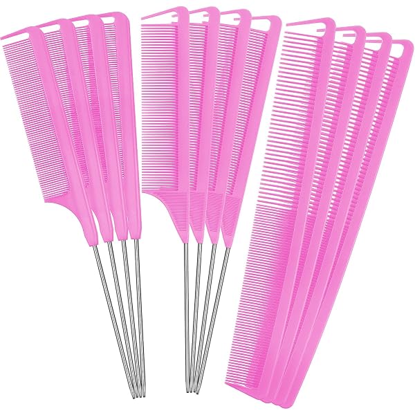Punky Colour Breitzahnkamm – Pink, Entwirrt Schonend, Verhindert Haarbruch, Für Nasses/trockenes, Lockiges/glattes Haar