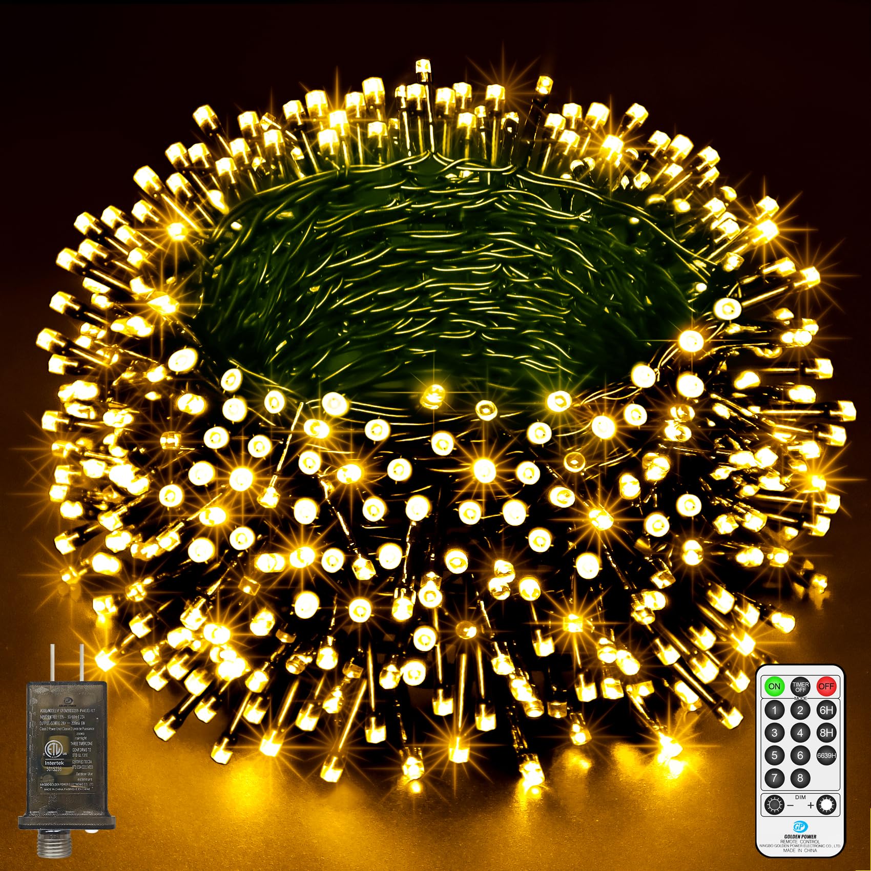 590FT 1500 LED Christmas Lights Outdoor String