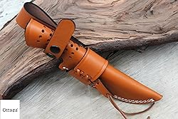 Ottoza Top Grain Leather Knife Sheath for Fixed