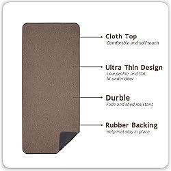 Bath Mat,Ultra Thin Bathroom Runner Rugs,Large Bath