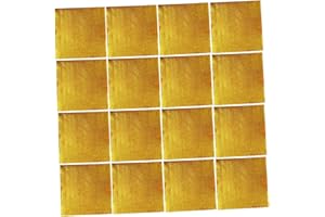 PAMINGONO 600pcs Gold Aluminum Foil Wrappers 8x8cm Candy Foil Wrapping Paper for Chocolate Baking Supplies