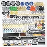 Technic Parts 852Pcs for MOC Gear Pin Liftarm Beam Axle Panel Wheels Connectors Chain Link Pins - Car Building Blocks Sets Co