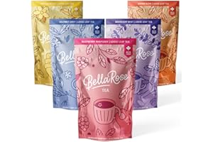 BellaRose Beverages Loose Leaf Tea Set - Loose Leaf Tea Variety Pack, Gourmet Collection, Care Package For Women, Mothers Day