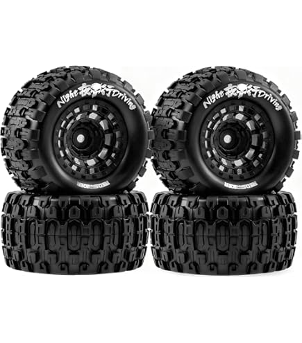 Amazon.com: REDSPIDER 1/16 RC Truck Tires Wheel 12mm Hex for