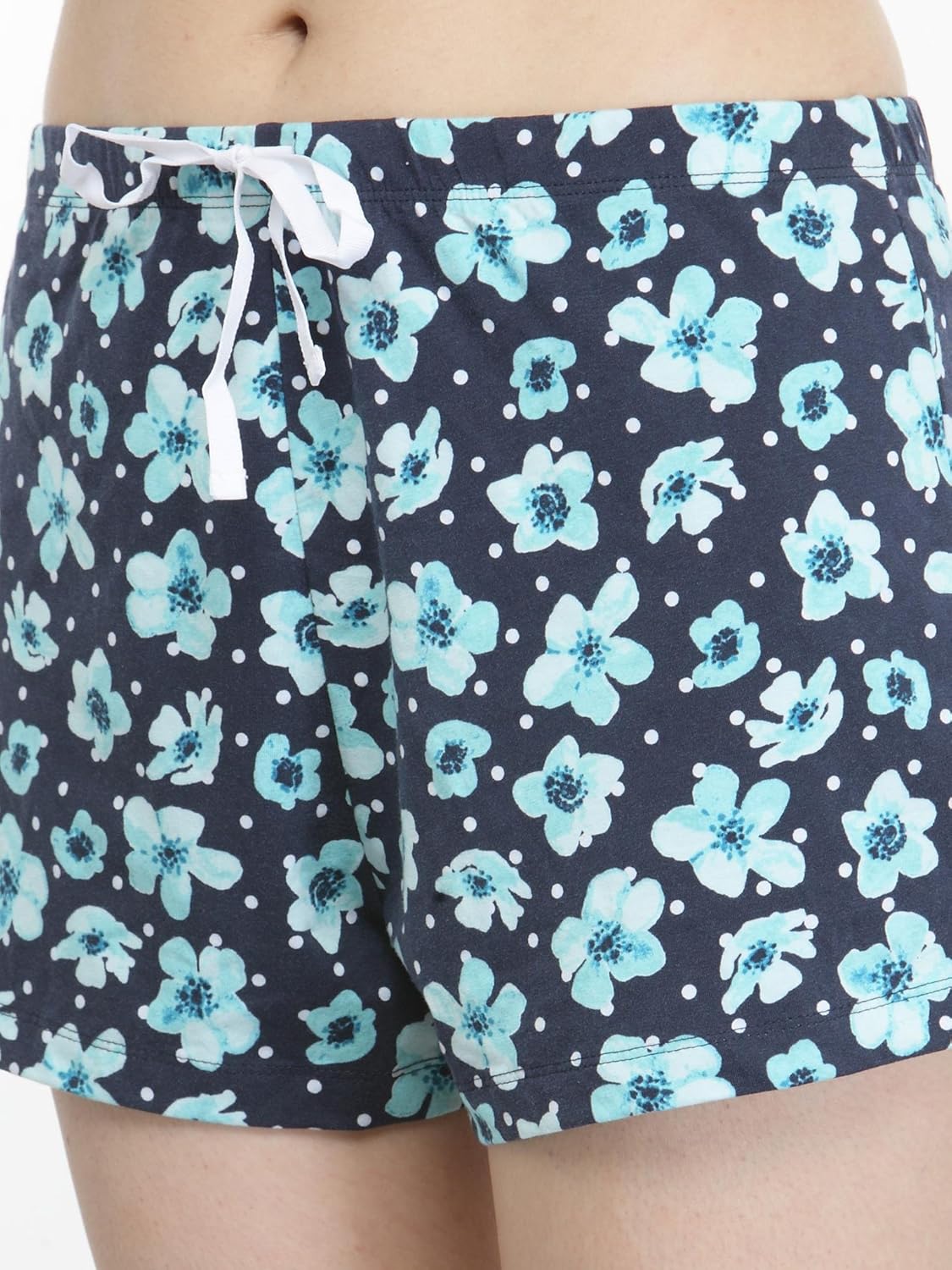 kotty printed women's multicolor night shorts