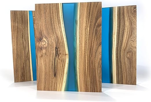 Epoxy River Cutting Board 16x12 Charcuterie Board Serving Tray Premium Acacia Wood Epoxy Resin River