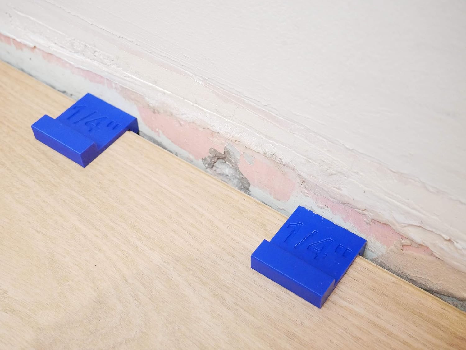 Laminate Flooring Expansion Spacer Dual 1/4″1/2″ spacing 12 Pack