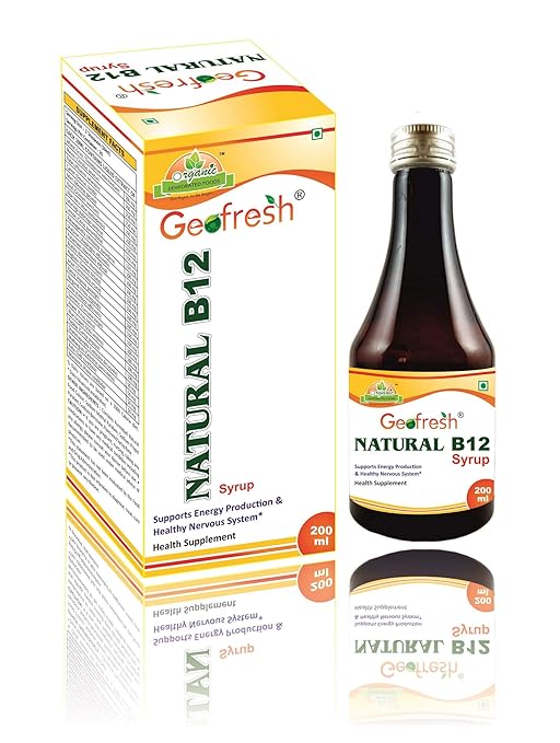 Buy Geofresh Natural Vitamin B12 Syrup (Pack of 2) Online at Low Prices