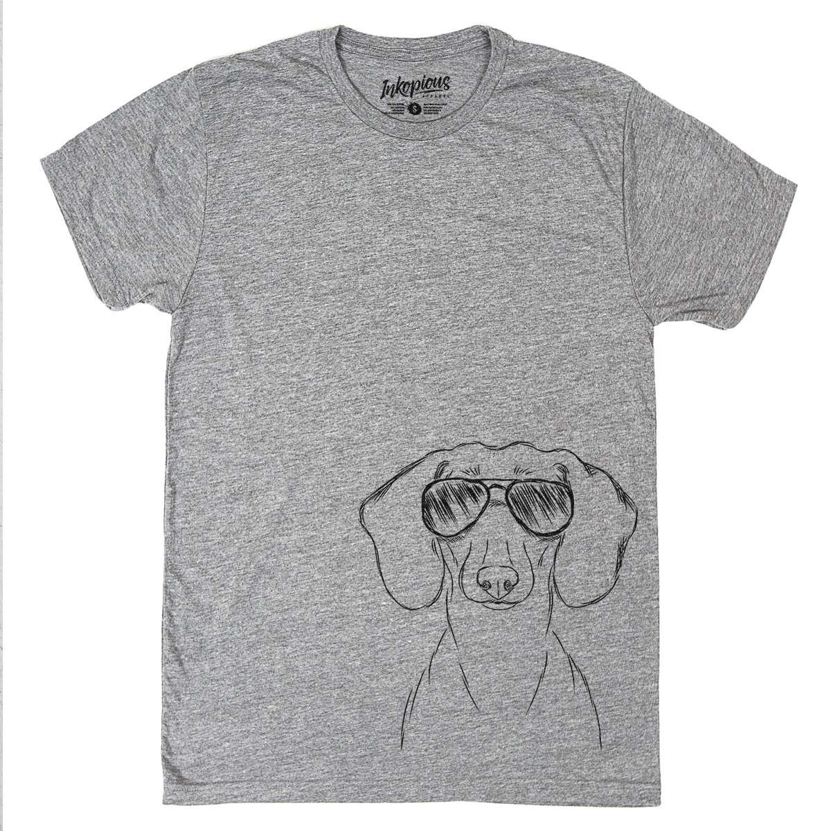 Inkopious Hans The Dachshund Triblend T-Shirt-ANZ