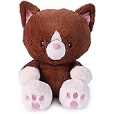 GUND Hazel Kitten Plush Toy, Premium Kitten Stuffed Animal, Sensory Toy for Ages 0 and Up, Brown, 12”