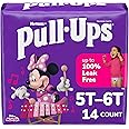 Pull-Ups Girls' Potty Training Pants, Size 5T-6T Training Underwear (46+ lbs), 14 Count
