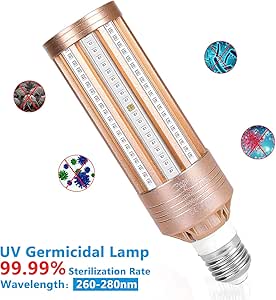 2020 Desinfectante de Luz Ultravioleta UV Bombilla de Luz Germicida UVC