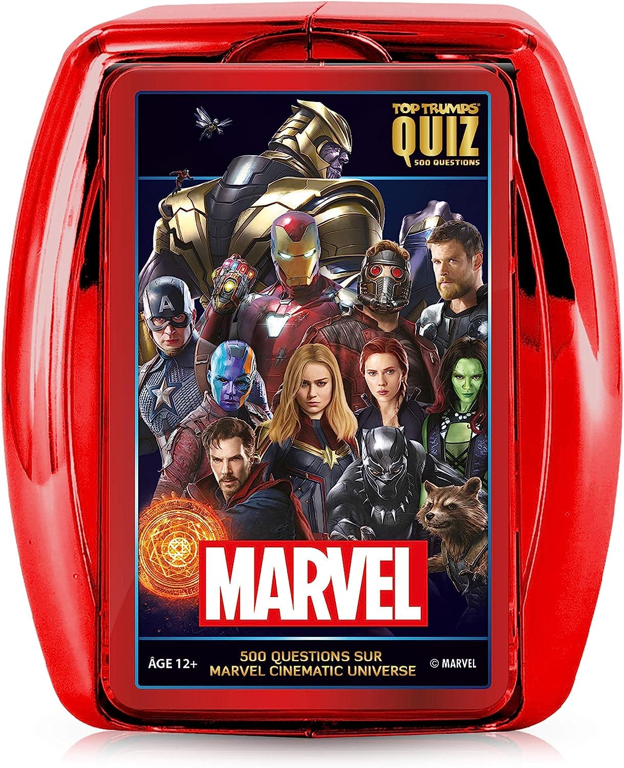 Winning Moves- Quiz Marvel Cinematic Universe 500 Questions, 0299, French Version