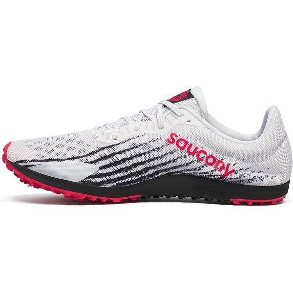 Saucony Soarin J3 Mens 9 Track Field Spikes White Black Red Long Triple Jump PV Saucony Soarin J 3 Jump Spike, Men main image 2