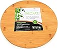 RoyalHouse Round Bamboo Cutting Board for Kitchen