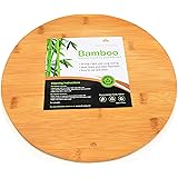 RoyalHouse Round Bamboo Cutting Board for Kitchen