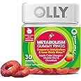 OLLY Metabolism Gummy Rings, Apple Cider Vinegar, Vitamin B12, Chromium, Energy and Digestive Health, Chewable Supplement, Apple Flavor - 30 Count