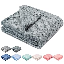 Fuzzy Baby Blanket or Throw Blanket for Girl or