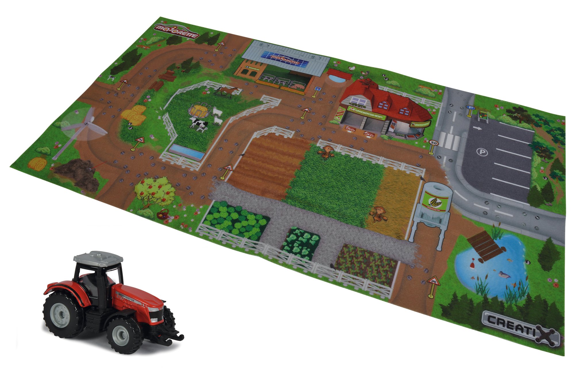 farm floor play mat