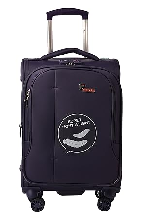 F Gear Aspire Polyester 63 cms Purple Softsided Cabin Luggage (2753)