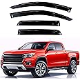 KPY Rain Guards Fit for 2023-2026 Chevrolet/Chevy Colorado Crew Cab, Out-Channel Window Visors Vent Wind Deflectors 4PC, Truc
