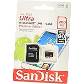 SanDisk Ultra 200GB Micro SDXC Memory Card (SDSDQUAN-200G-G4A)