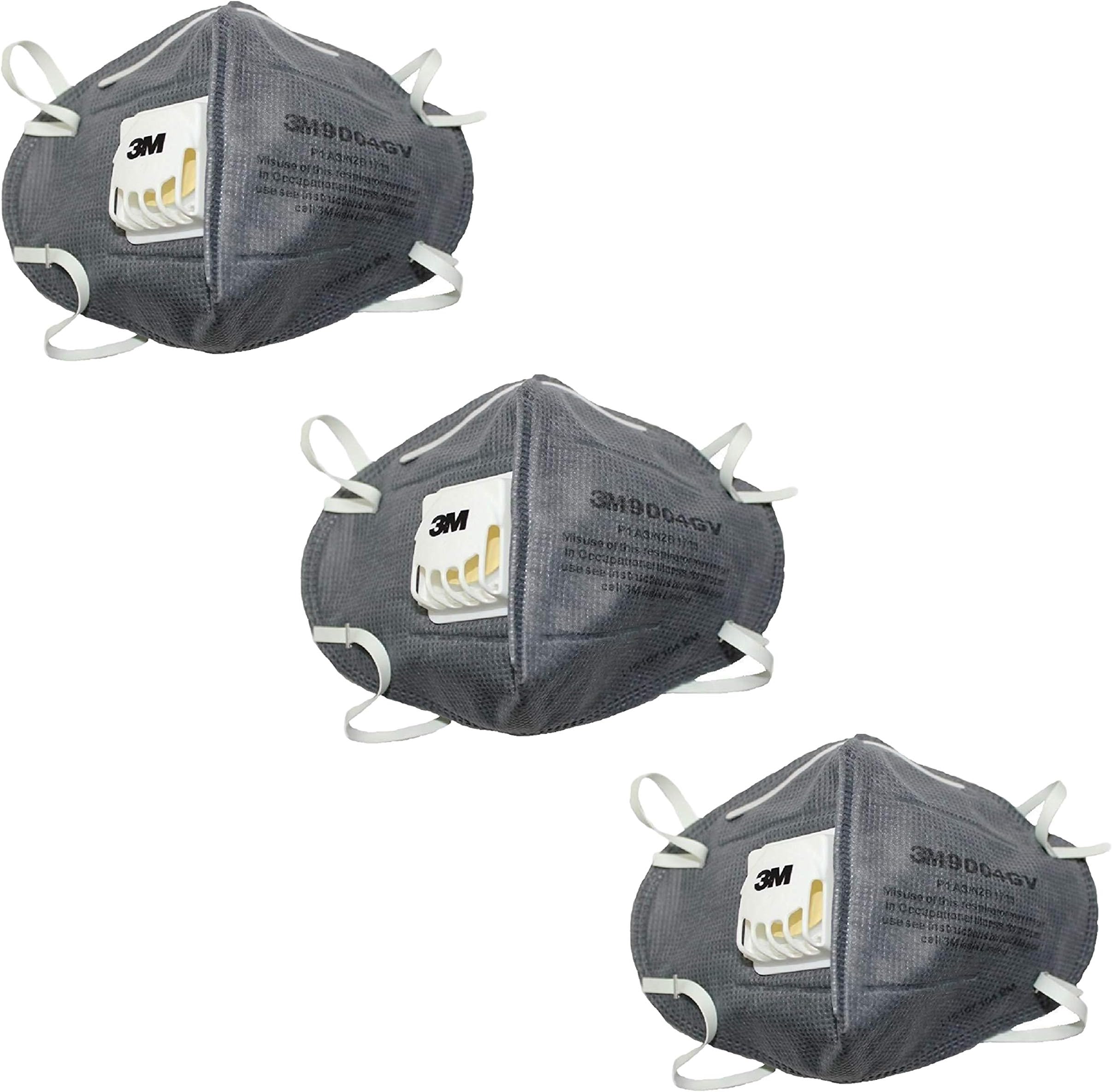 iSWEVEN 9004GV Anti Pollution Mask, Grey (Pack of 3)