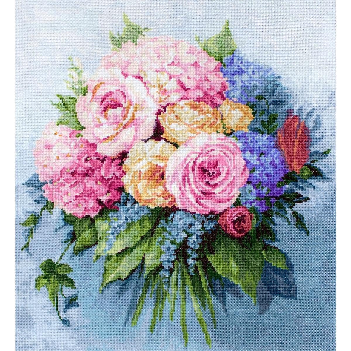 Luca-S B2371 Cross Stitch Kit 25 x 25 cm Multi-Coloured