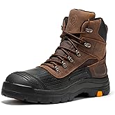 ROCKROOSTER Sedona - Men's Waterproof Puncture Resistant Work Boots, 6" Lace Up Steel Toe ASTM Safety Boots AK216