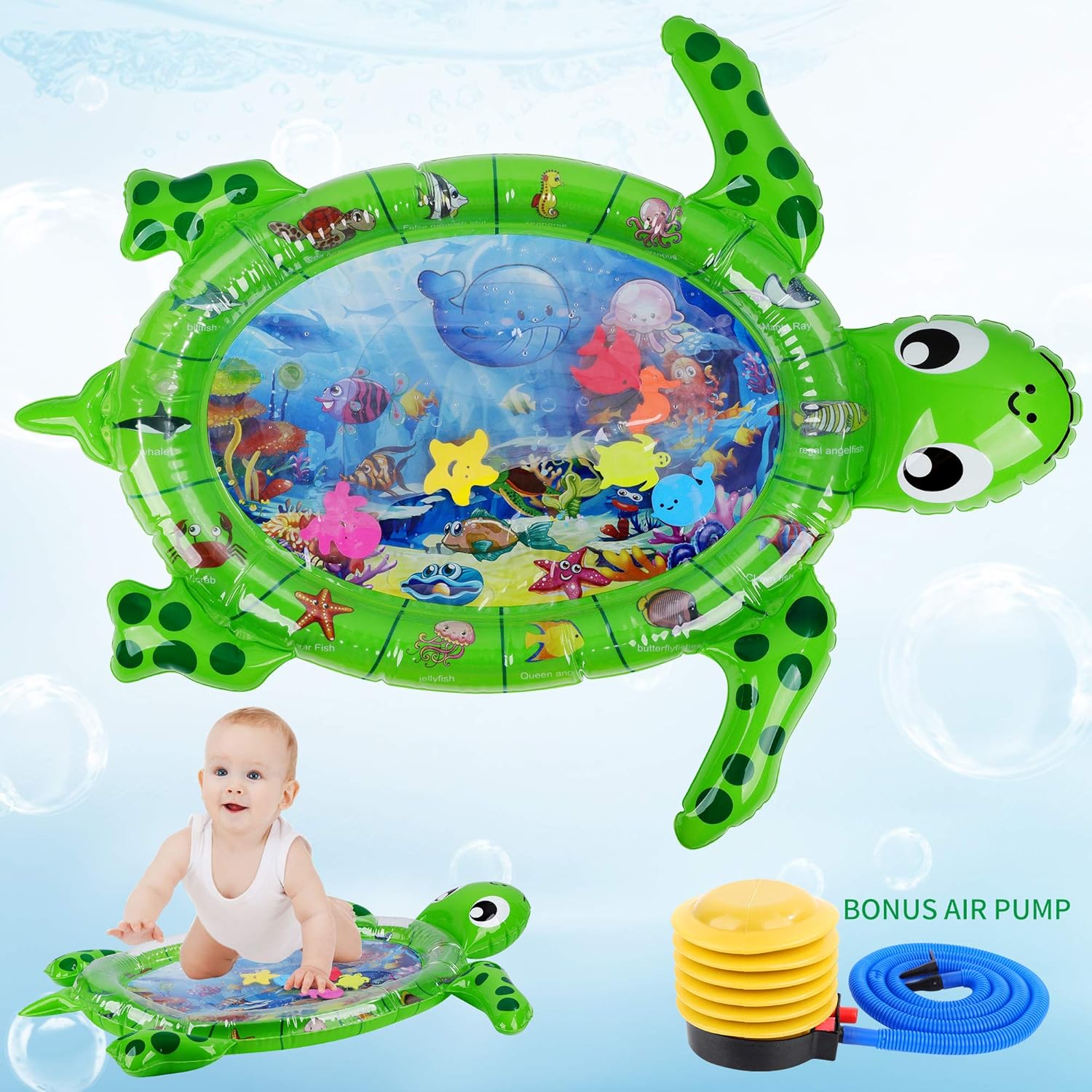 turtle tummy time mat