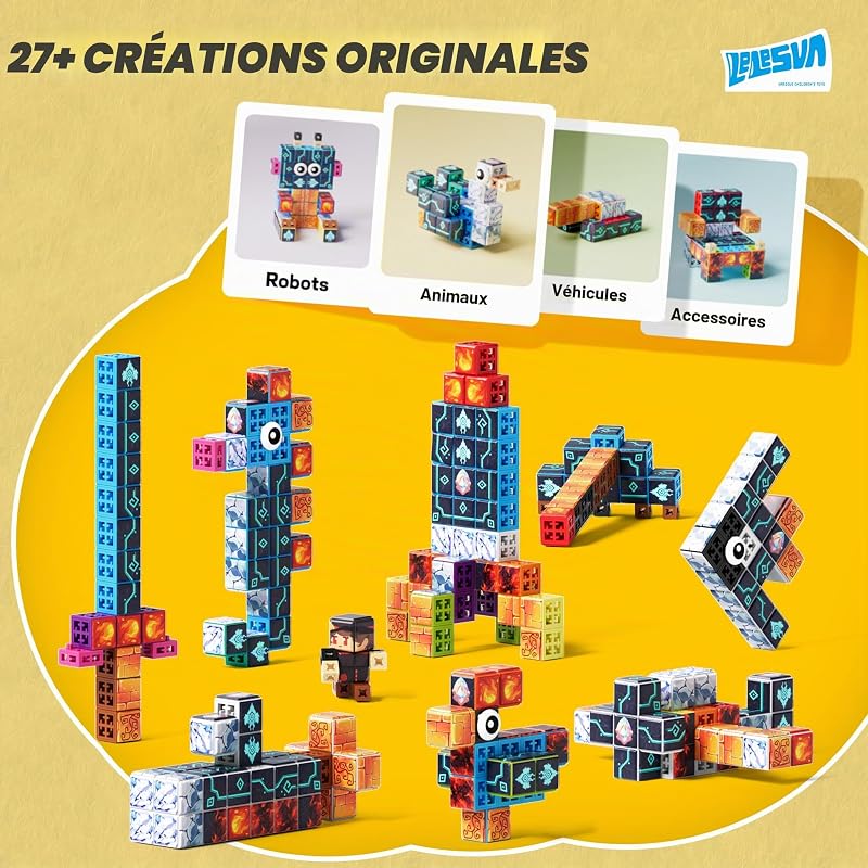 Jeu de Construction De Cubes Soma Spatial pour Enfants de 5 Ans Et Plus