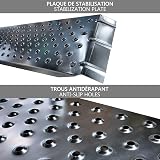 VOUNOT Steel Load Ramp Pair 400 kg 135x23 cm Motorcycle Scooter Quad view 3