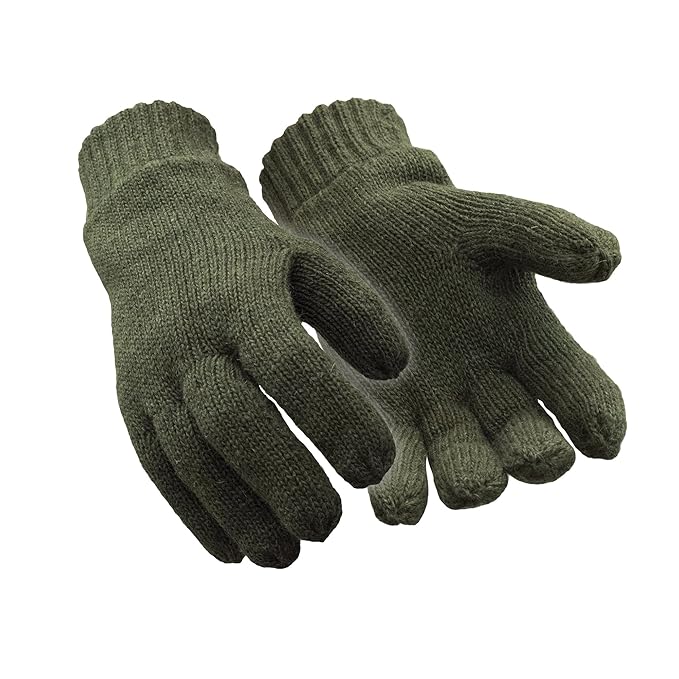 RefrigiWear Insulated Fleece Lined Wool Gloves
