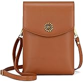 Peacocktion Small Crossbody Bags for Women Travel Cell Phone Bag Wallet Purses with Adjustable Strap Trendy